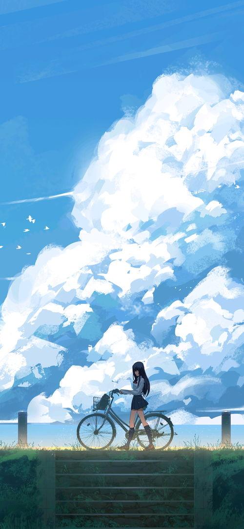 治愈动漫风景图片,动漫风景图中的诗意画卷